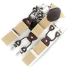 Giftimized Men's Leather suspenders