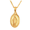 Giftimized Gold/Silver Virgin Mary Necklace