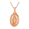 Giftimized Gold/Silver Virgin Mary Necklace